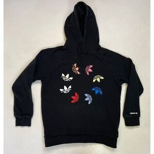 Adidas Adicolor Shattered Trefoil Pullover Hoodie Men Small Black H37732